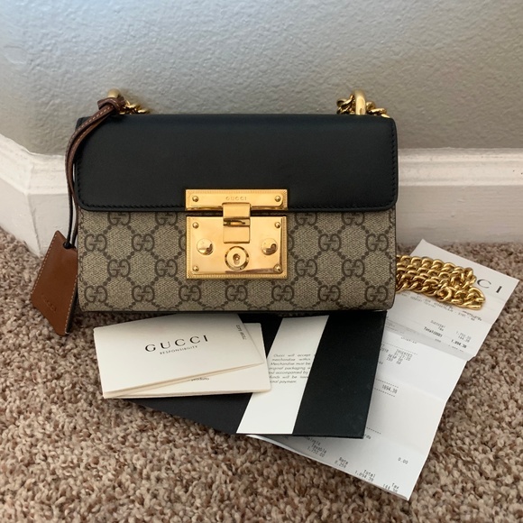 gucci padlock small shoulder bag